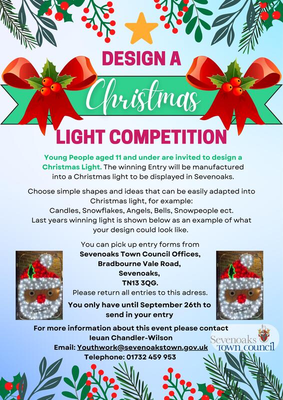 a Poster showing a Competition to design a Christmas Light- 2023.