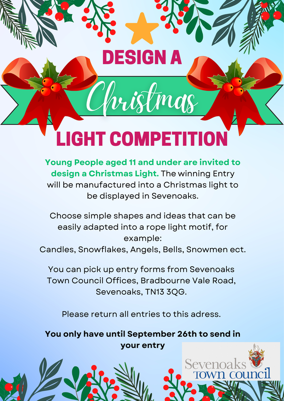 a Poster showing a Competition to design a Christmas Light- 2022.