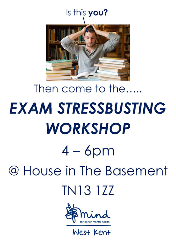 A poster for exam help hosted at House in the Basement.